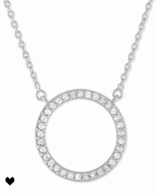 Diamond Circle Necklance