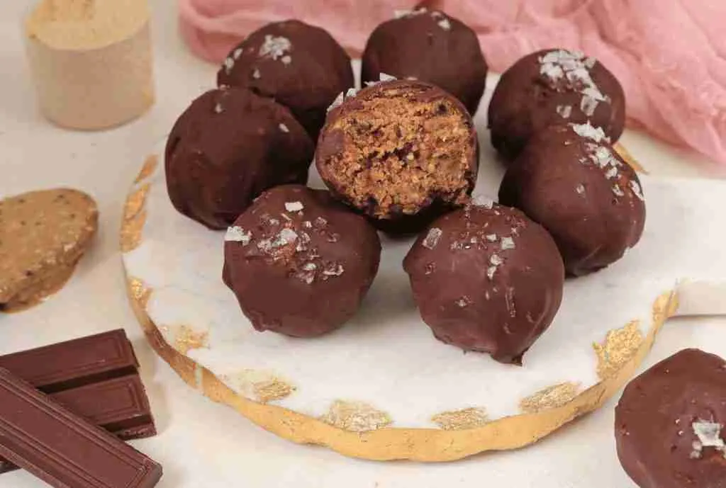 Chocolate Truffles with protein