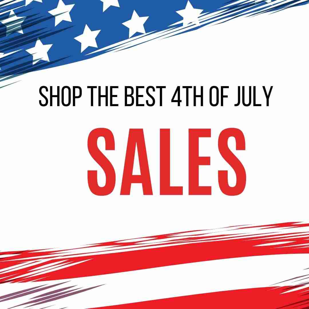 4th of july sale graphic