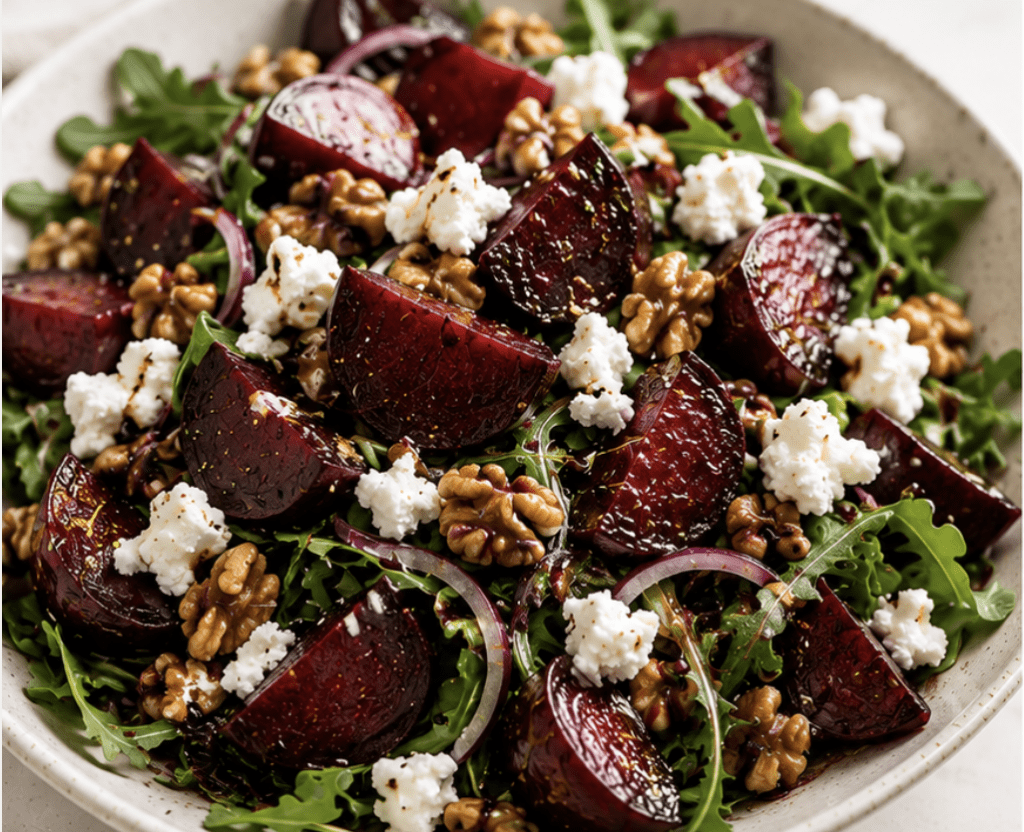 Beet Salad with goat cheese