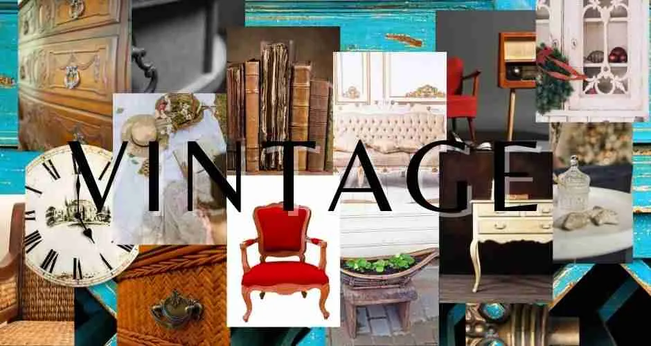 Vintage and timeless furniture