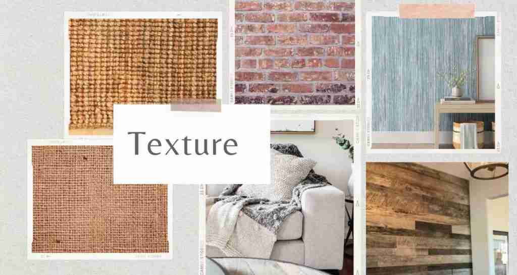 A mix of various textures 