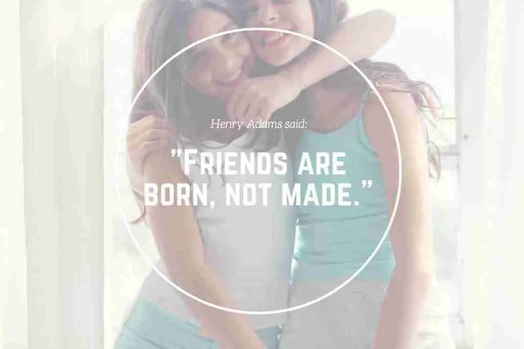 Friends Are Born Not Made