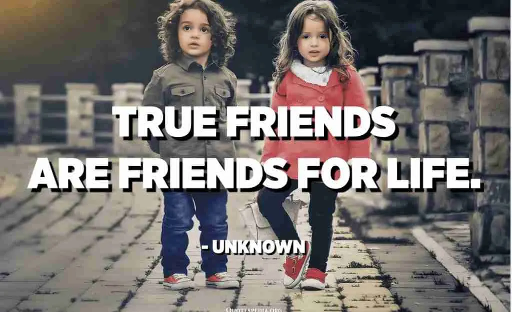 True Friends quote