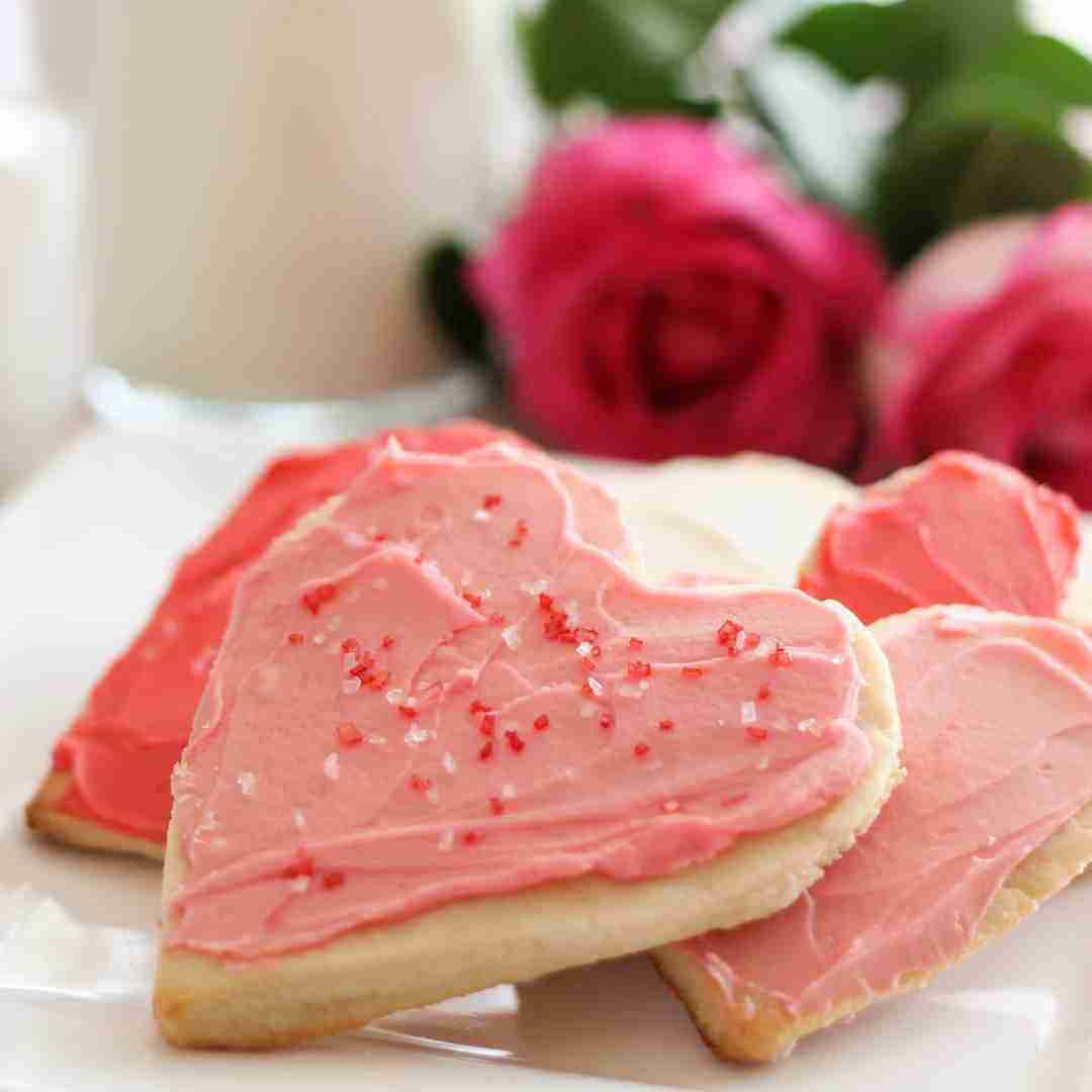 Frosted sugar cookie- valentines