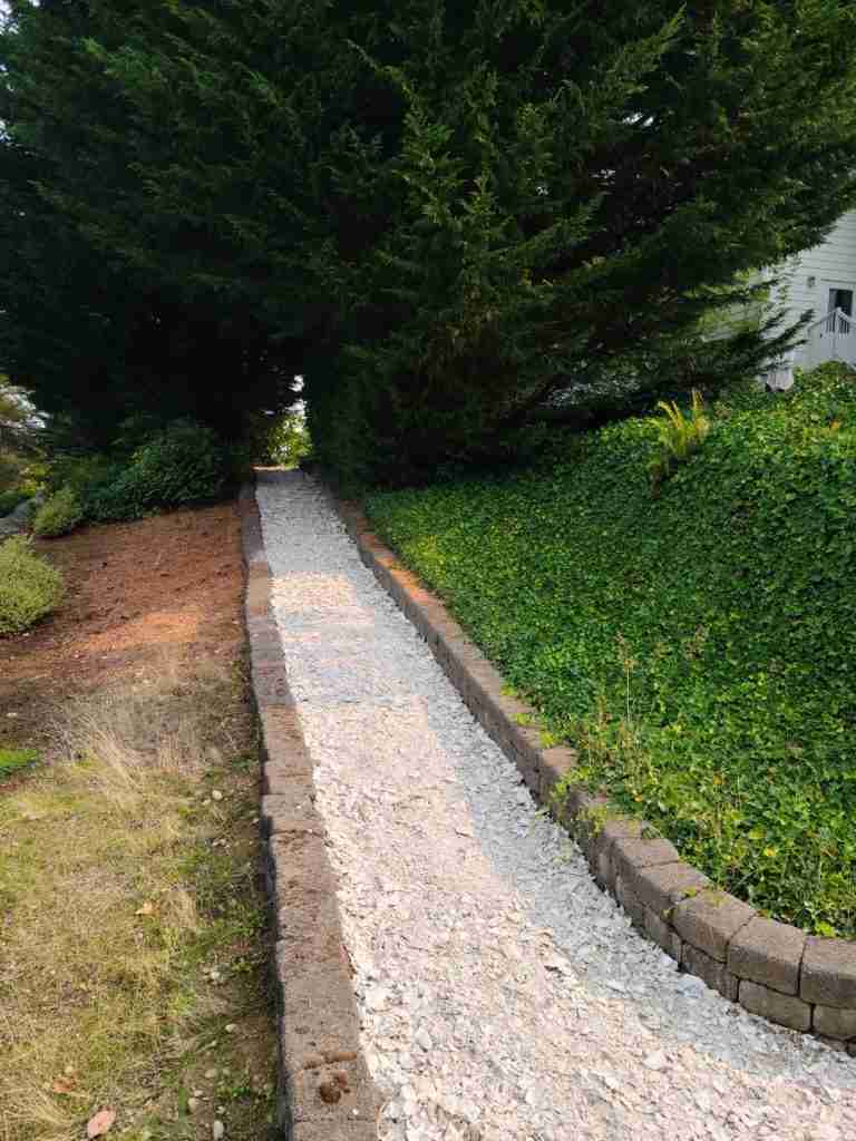 Crushed Oyster Shell Driveway