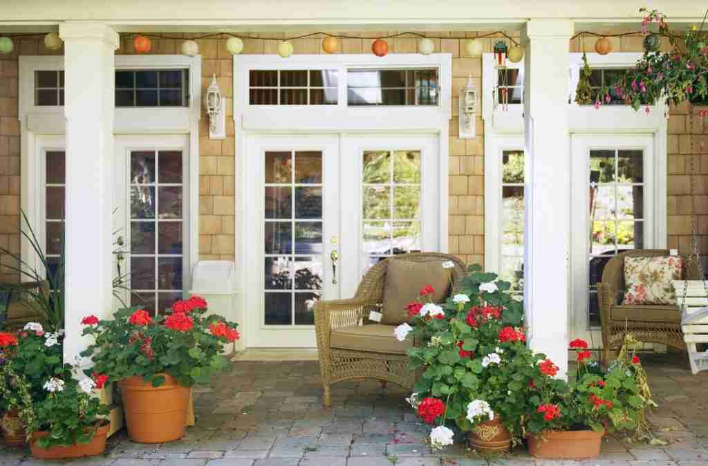 French Doors and Patio