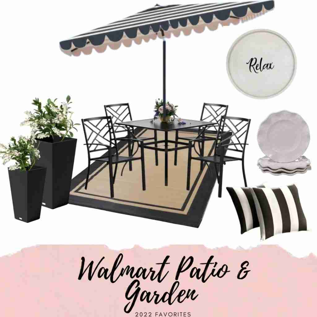 Black and White Outdoor Furniture