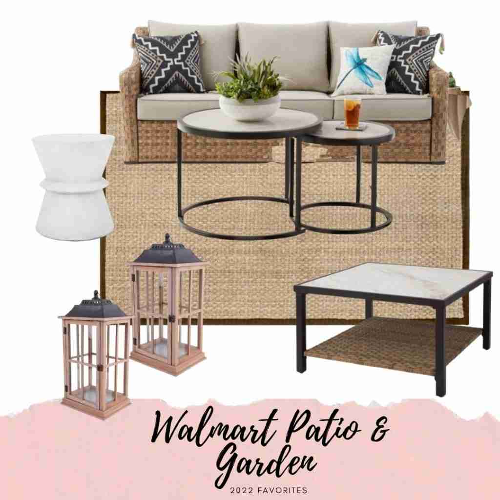 Walmart nesting tables and seagrass run