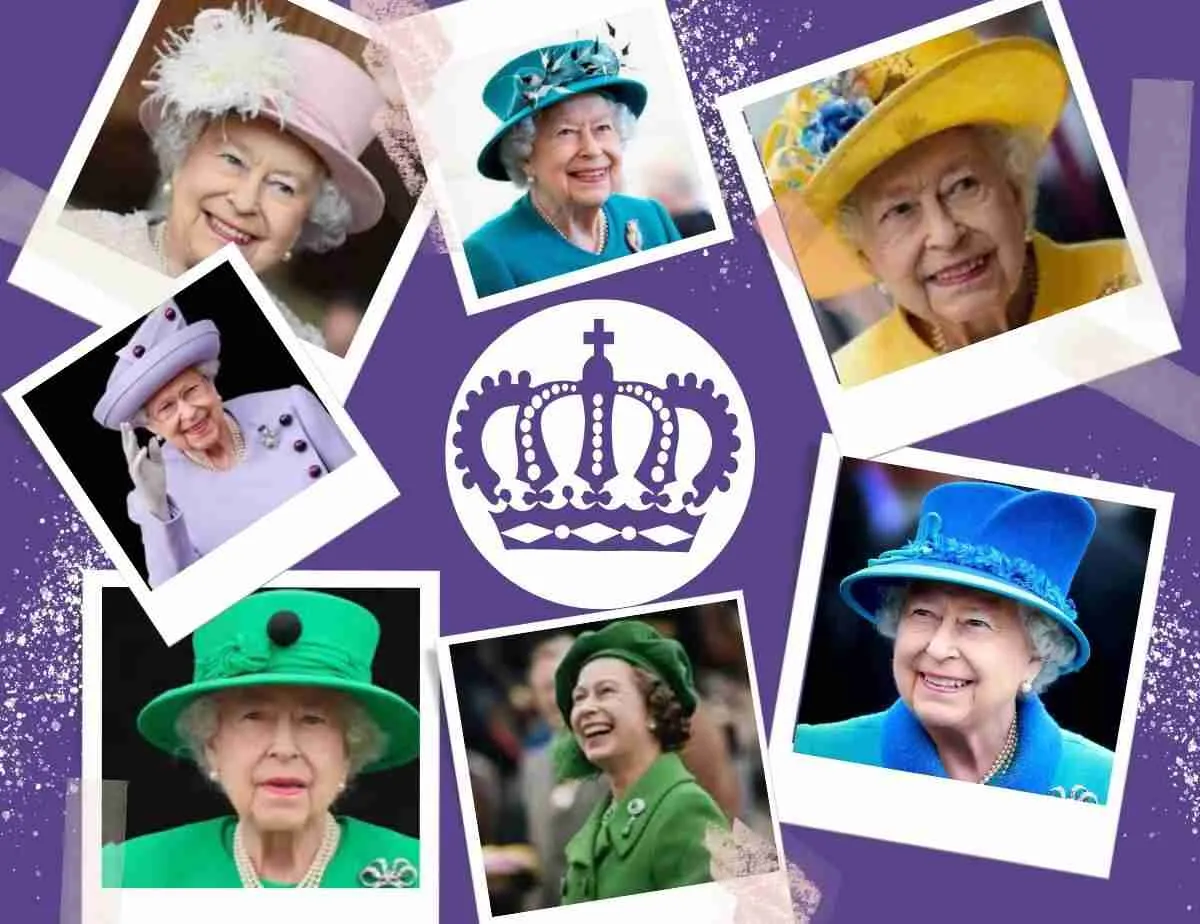 All her hats and the queen