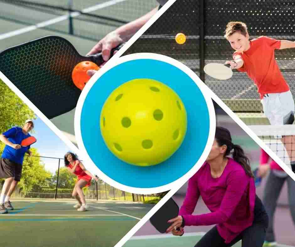 Image of people playing pickleball