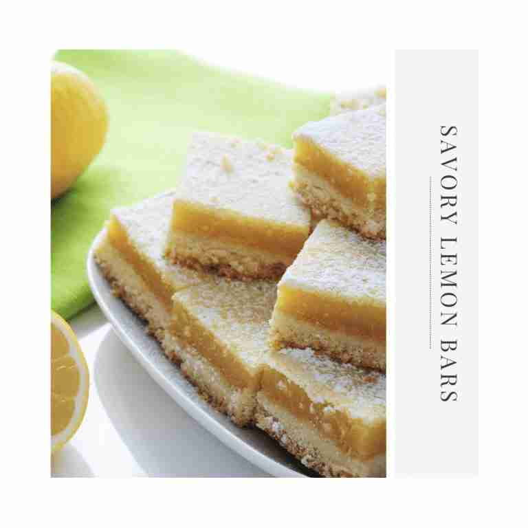Katie’s Creamy Savory Lemon Bar Recipe