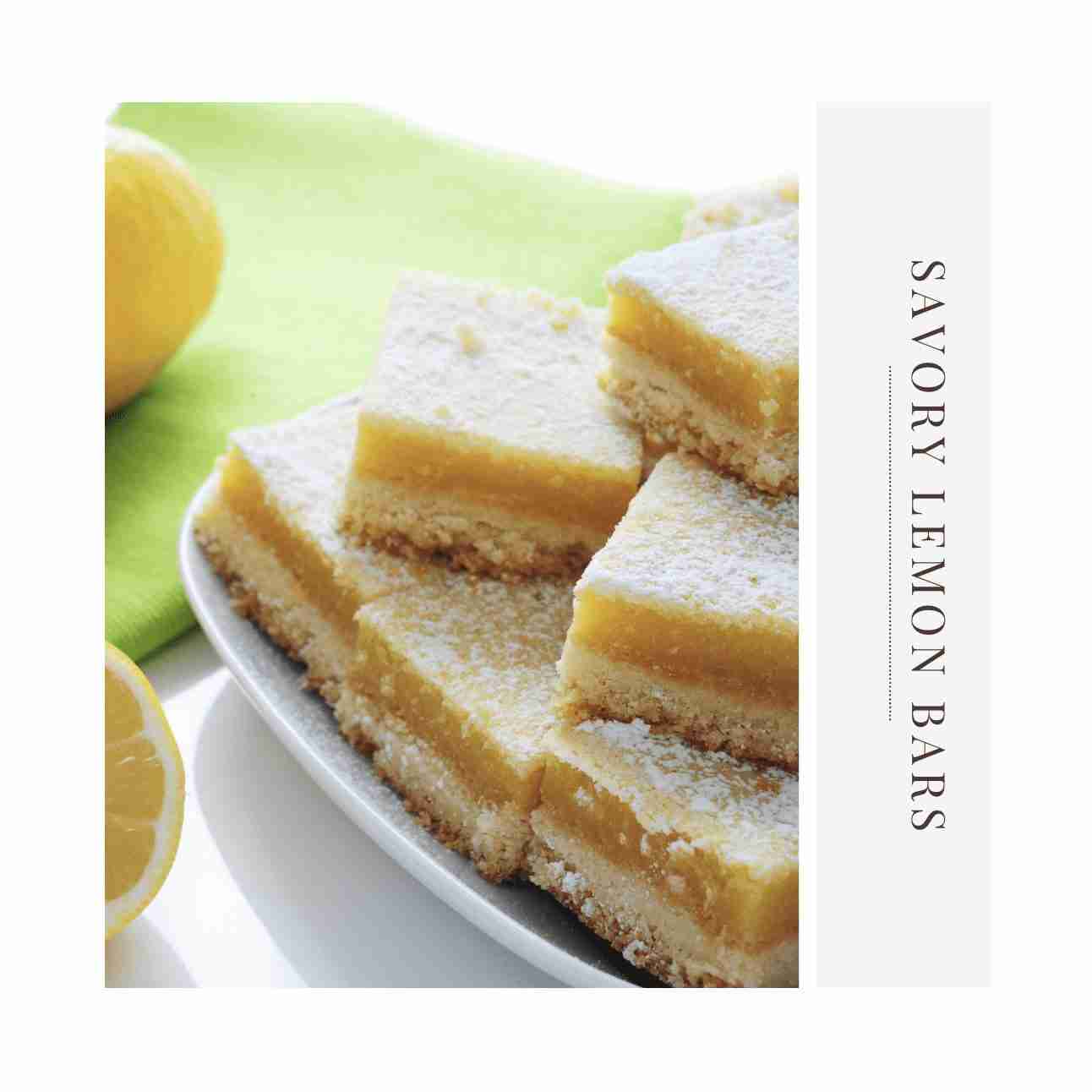 Savory Lemon Bars