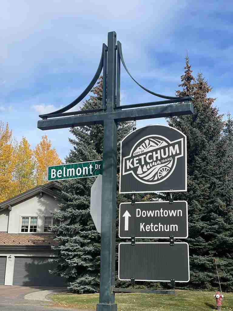 ketchum idaho sign