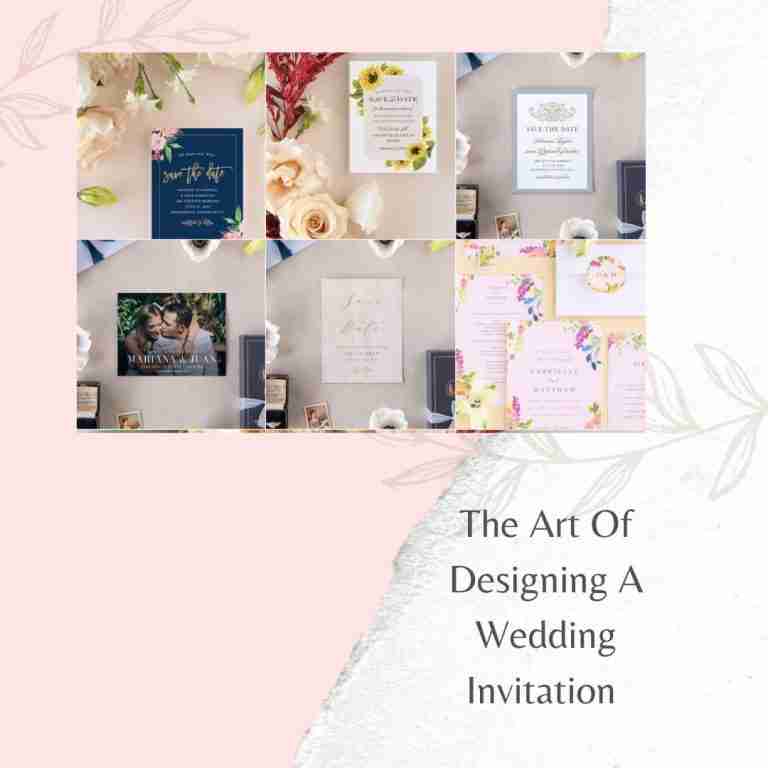 The art of designing-planning- managing wedding invitations and events