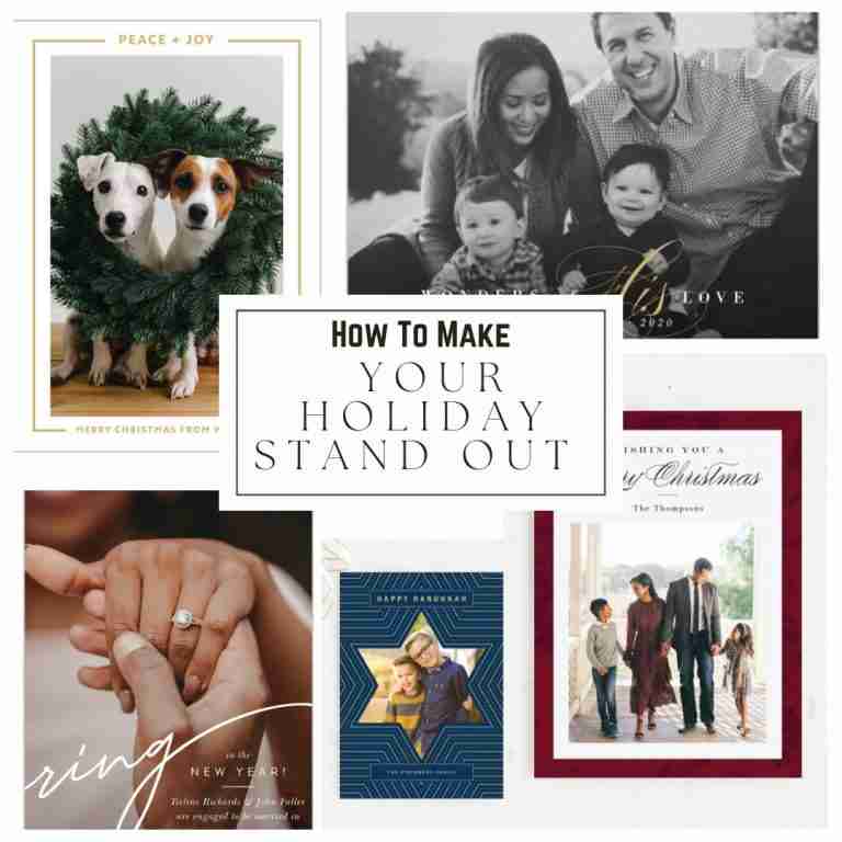 13 ways to make your holiday card pop/planning & design guide