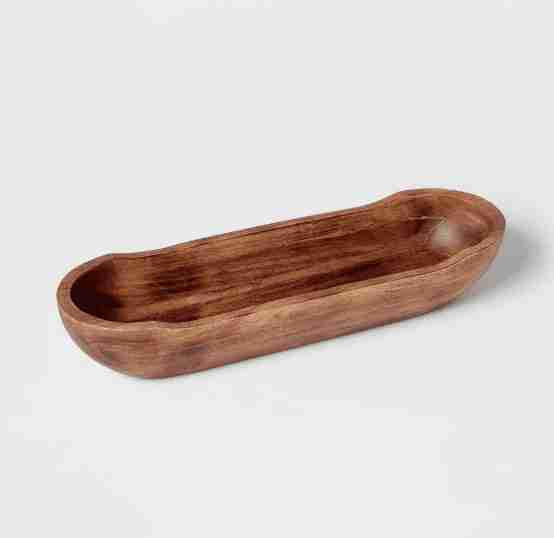 target wooden bowl