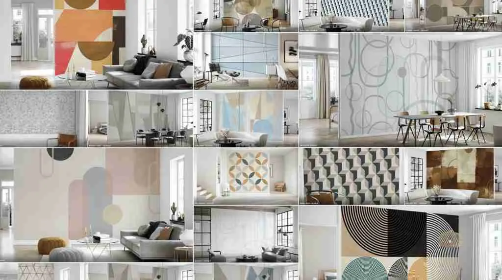 Geometric patterns of wallpaper from PhotoWall