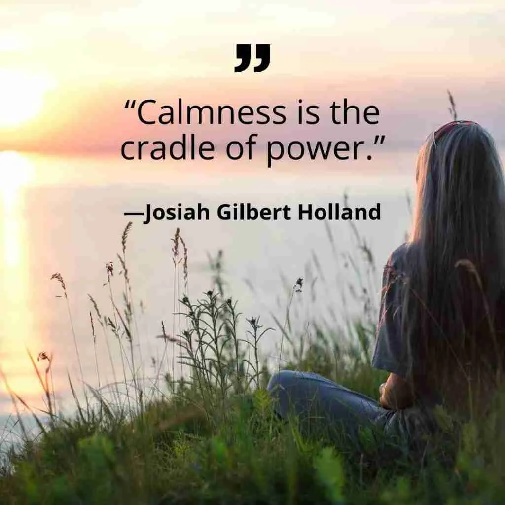 how and why to stay calm