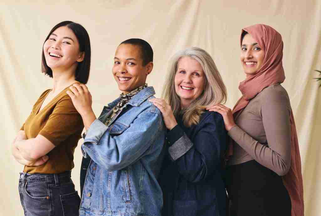 Mid adult multiracial LGBTQ woman in support of International Women's Day