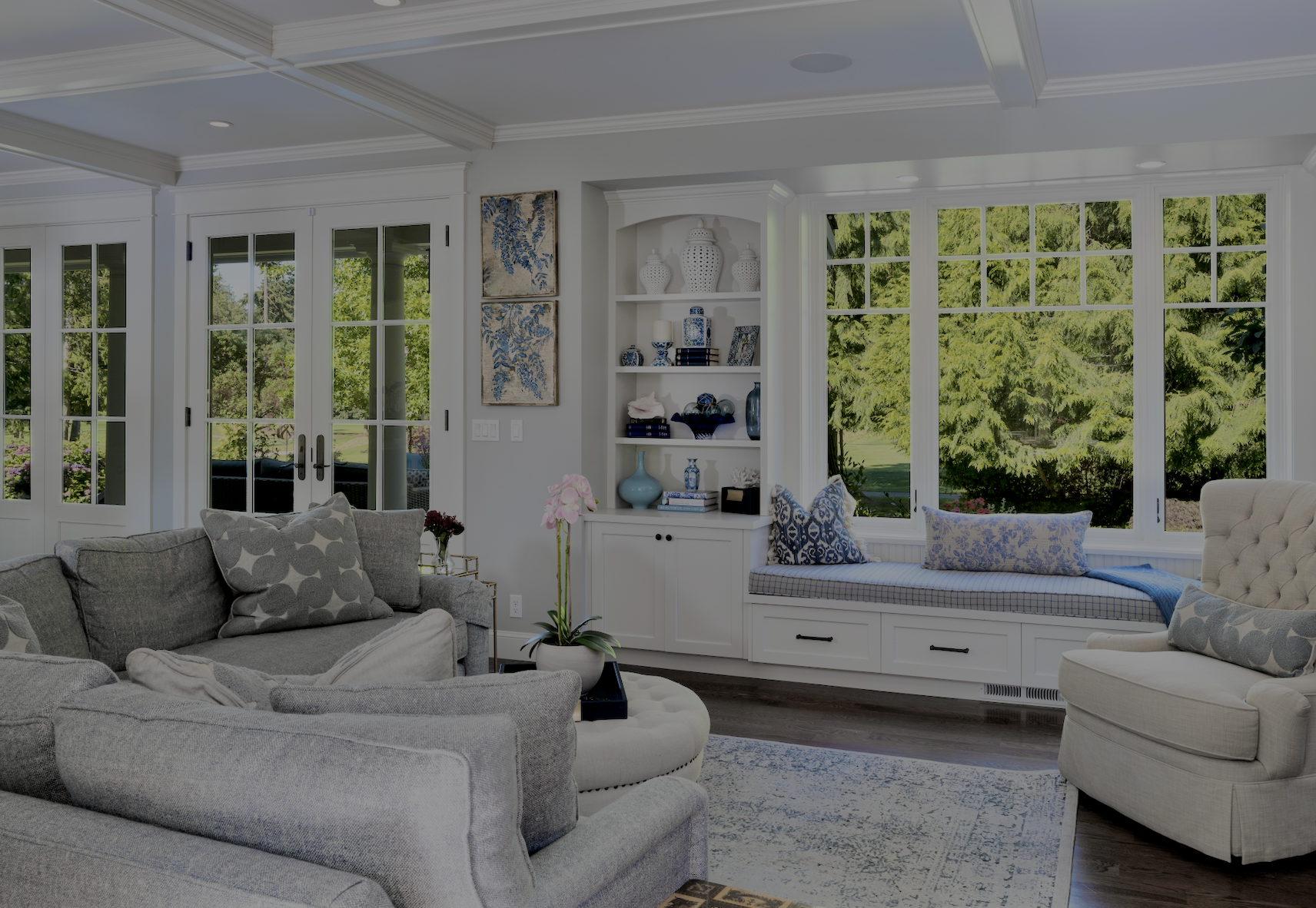 Hampton Styled Living Room
