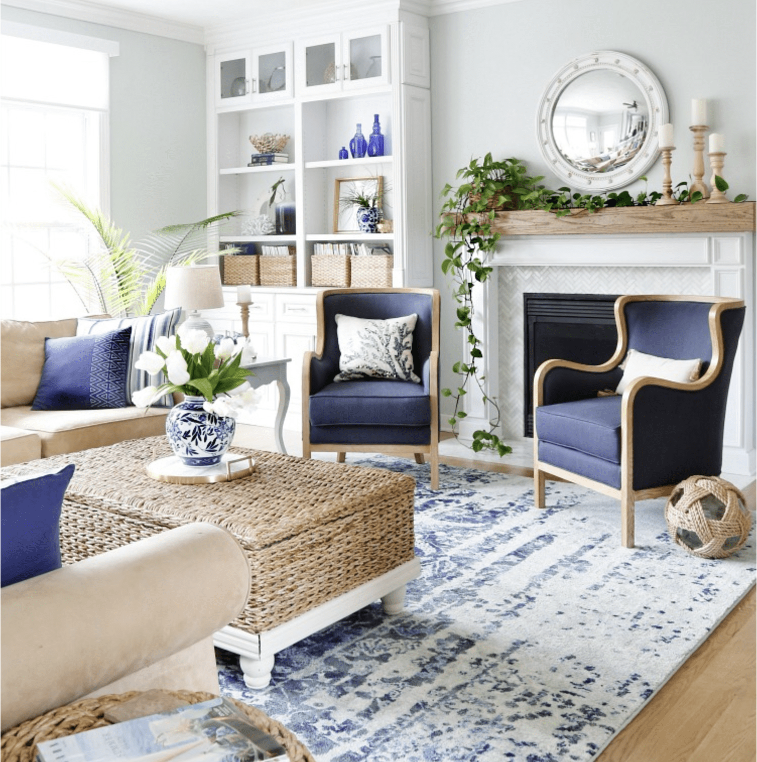 How to design a Hamptons style inspired living room – Gal Pal Lifestyle