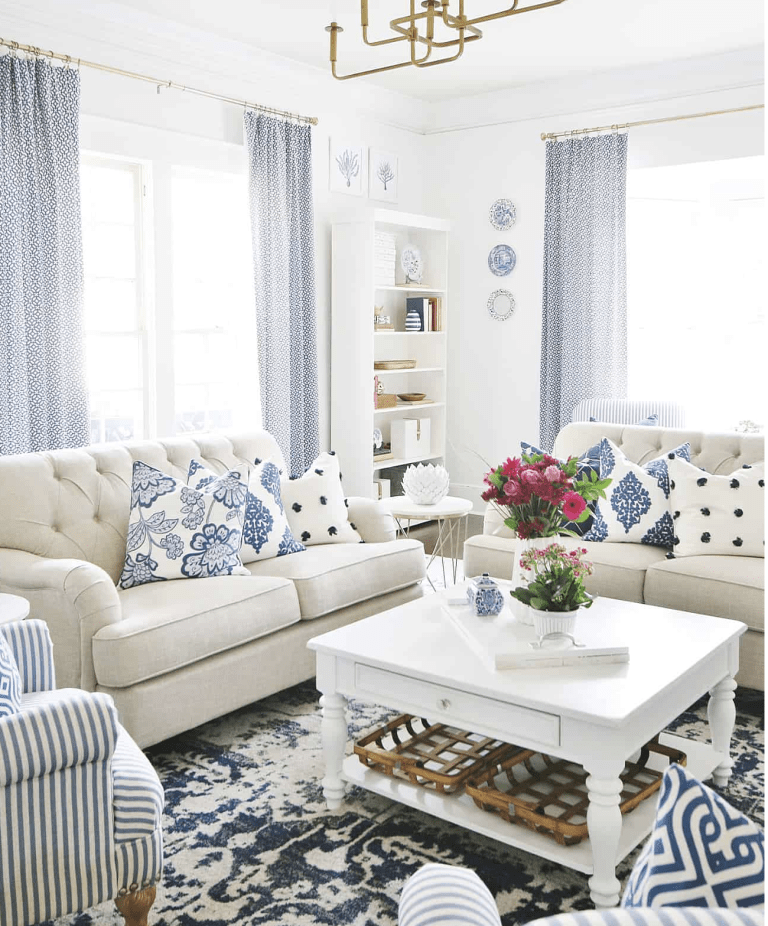 How to design a Hamptons style inspired living room – Gal Pal Lifestyle