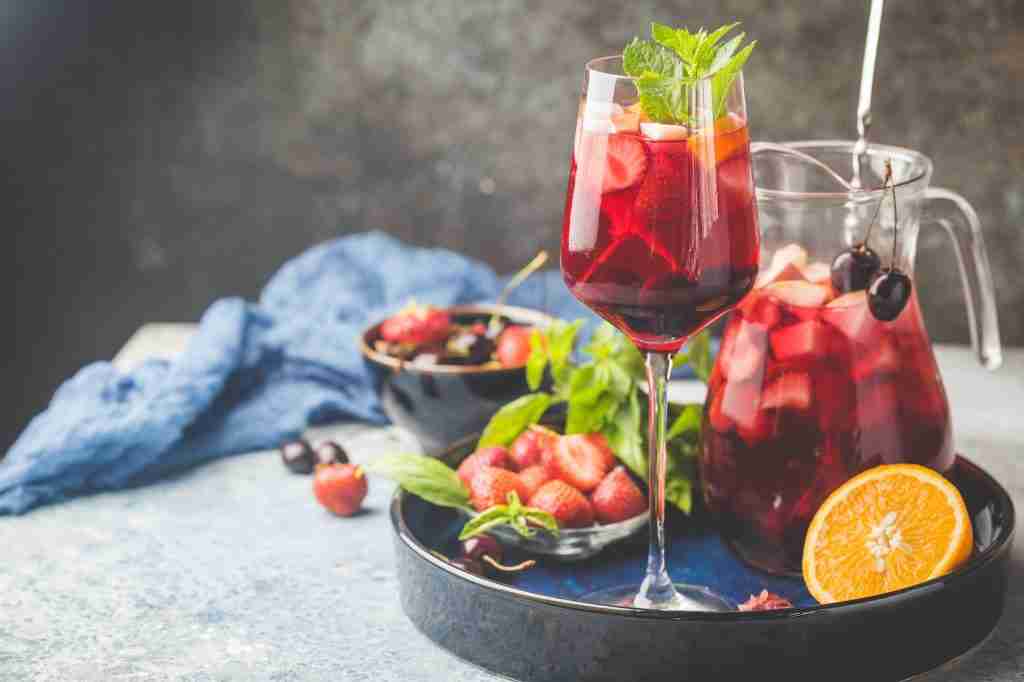 Red wine sangria