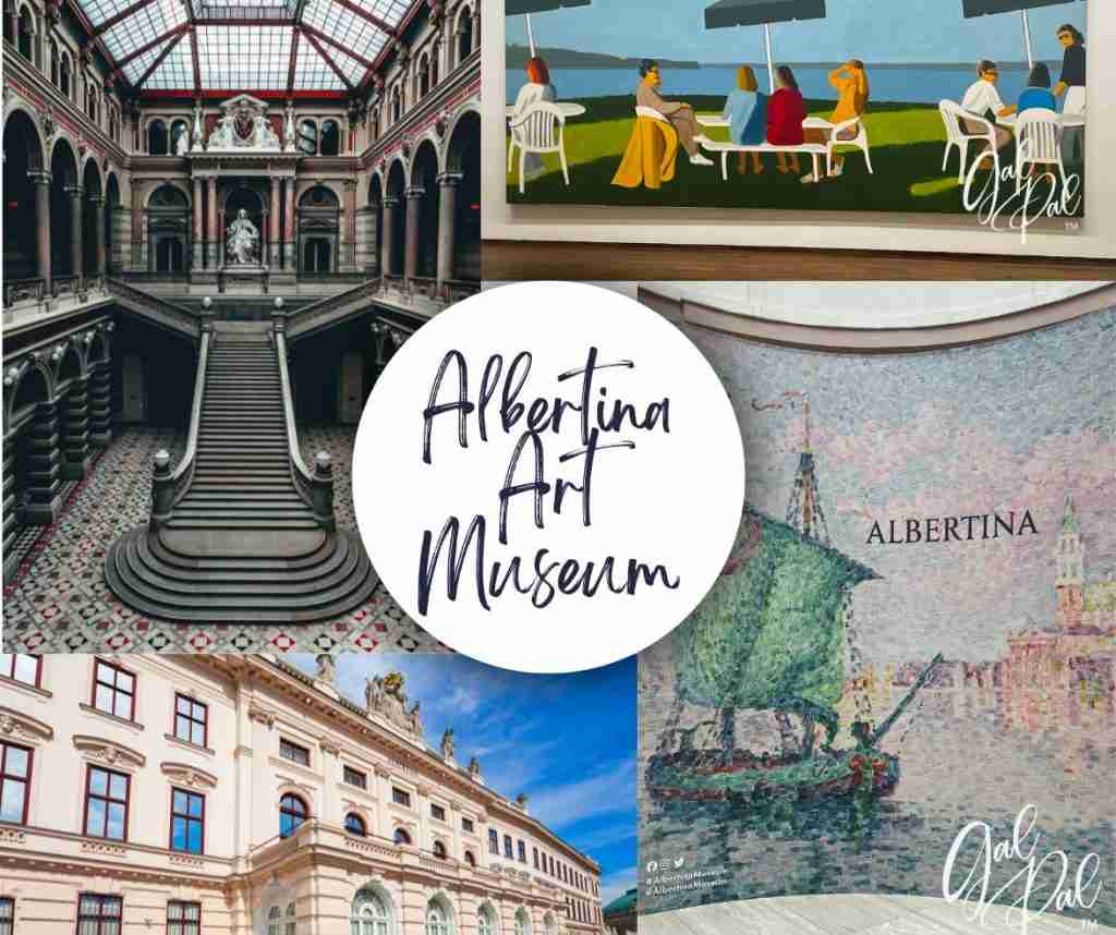 Collage of the Albertina Art Museum