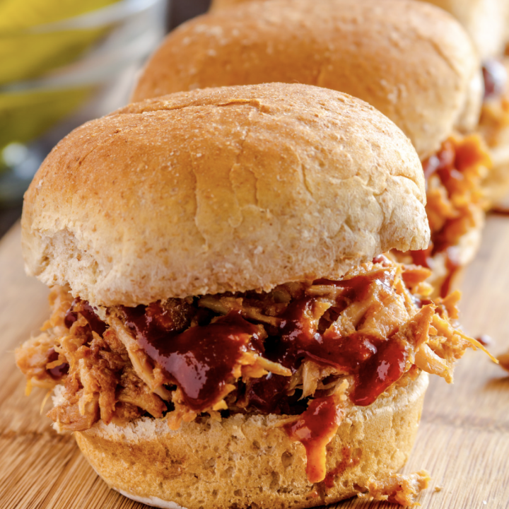 Pulled pork sandwich