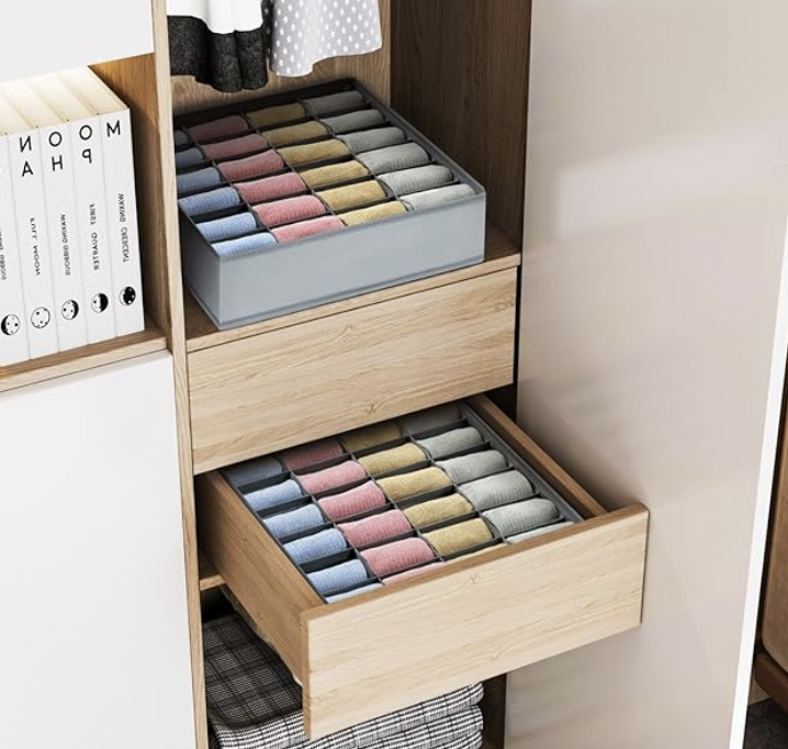 Sock organization for drawers 