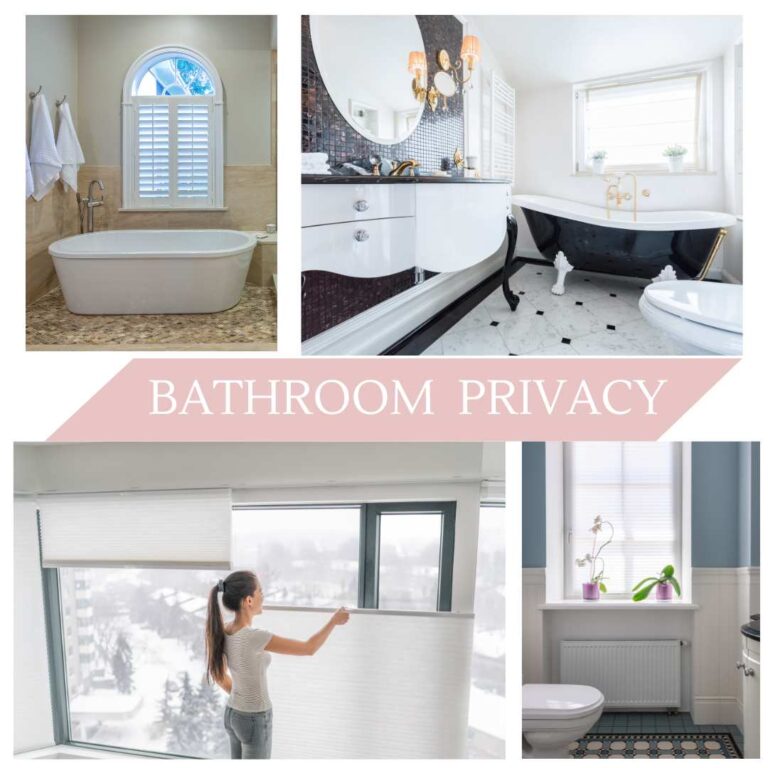 14 creative bathroom window treatment ideas for privacy