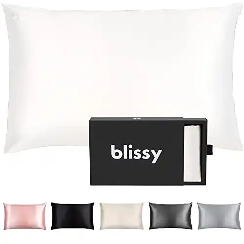Blissy Silk Pillowcase - 100% Pure Mulberry Silk