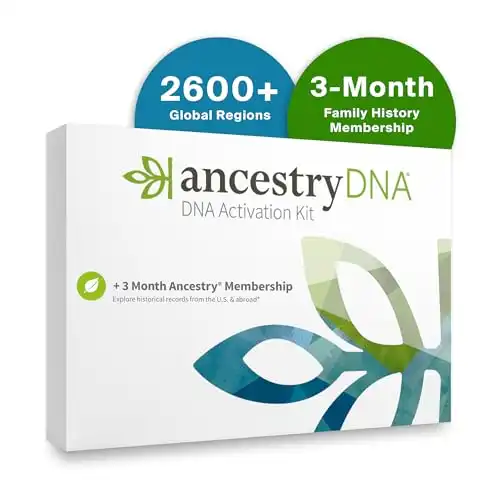 AncestryDNA Genetic Test Kit + 3-Month Ancestry World Explorer Membership