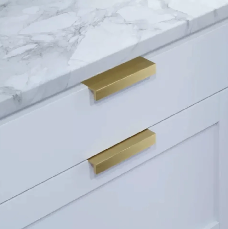 Example of finger pulls. These pulls are also known as edge pulls