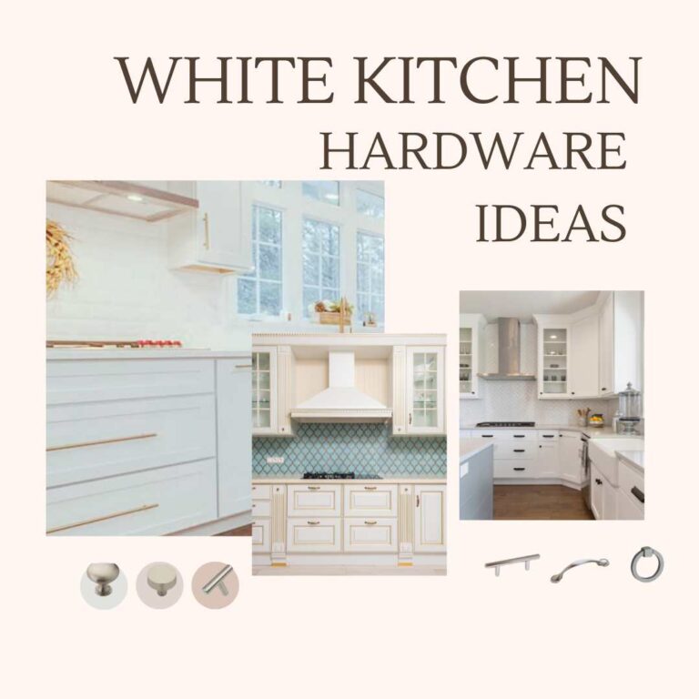 Stunning white kitchen cabinet hardware ideas and considerations