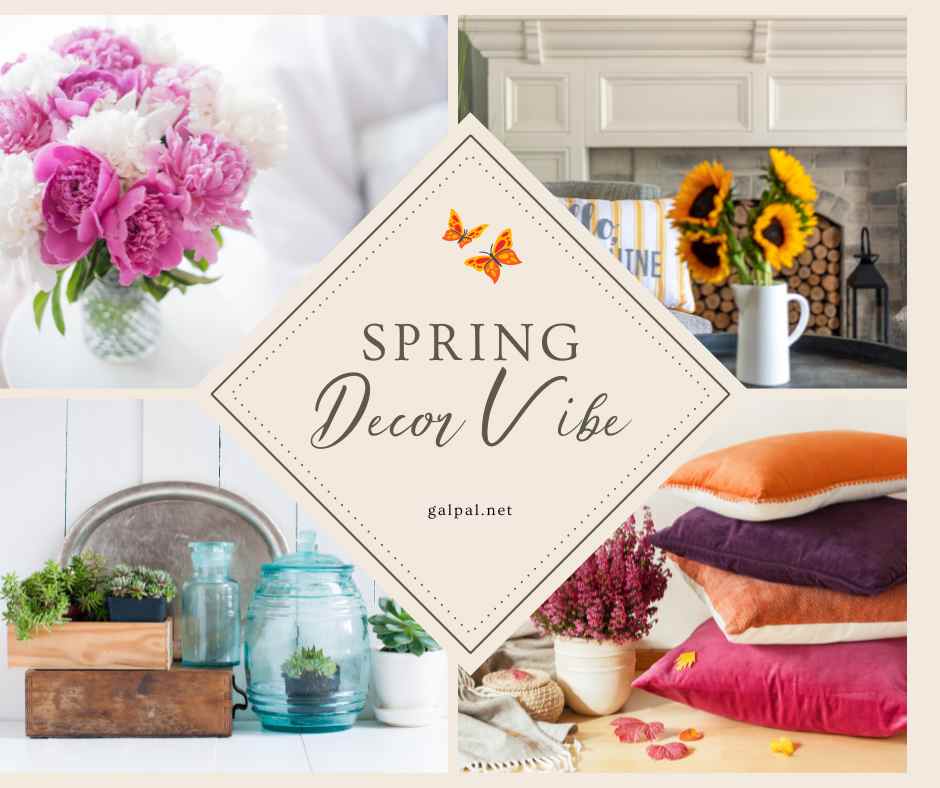 Decorate with a spring vibe 