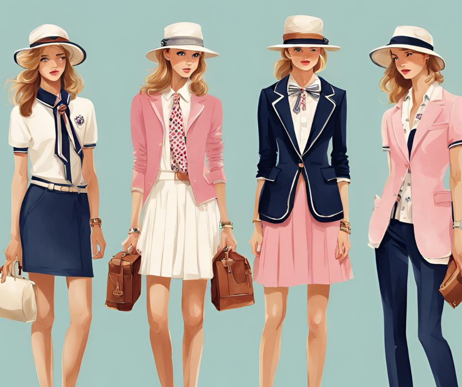 Preppy tailored style for women