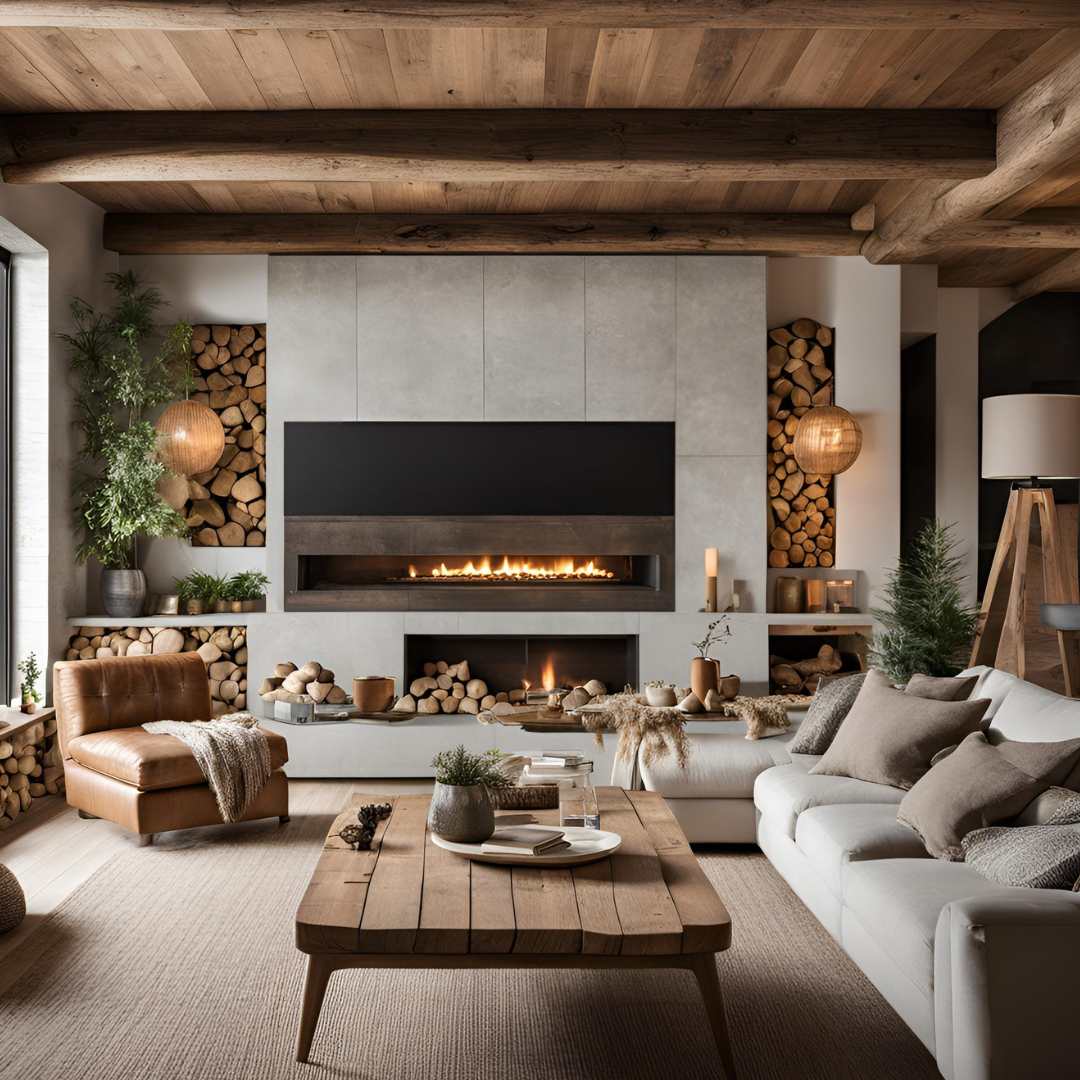 Log home interior design ideas both rustic and modern