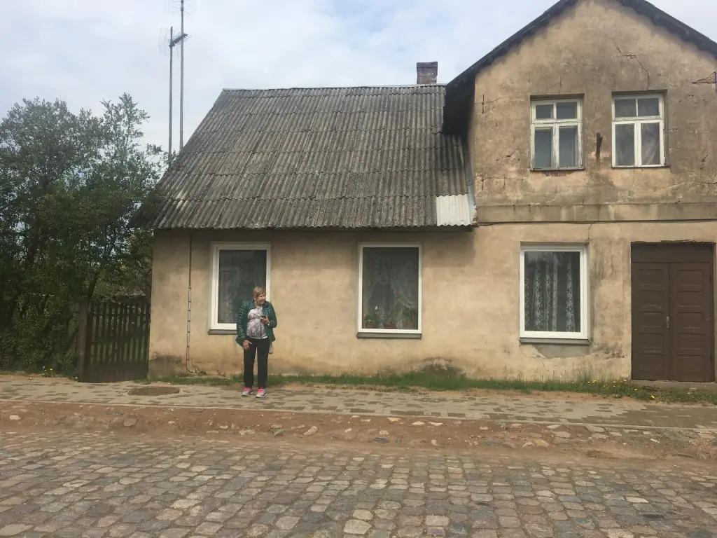 The front of my Mother's home she grew up in before WWII
