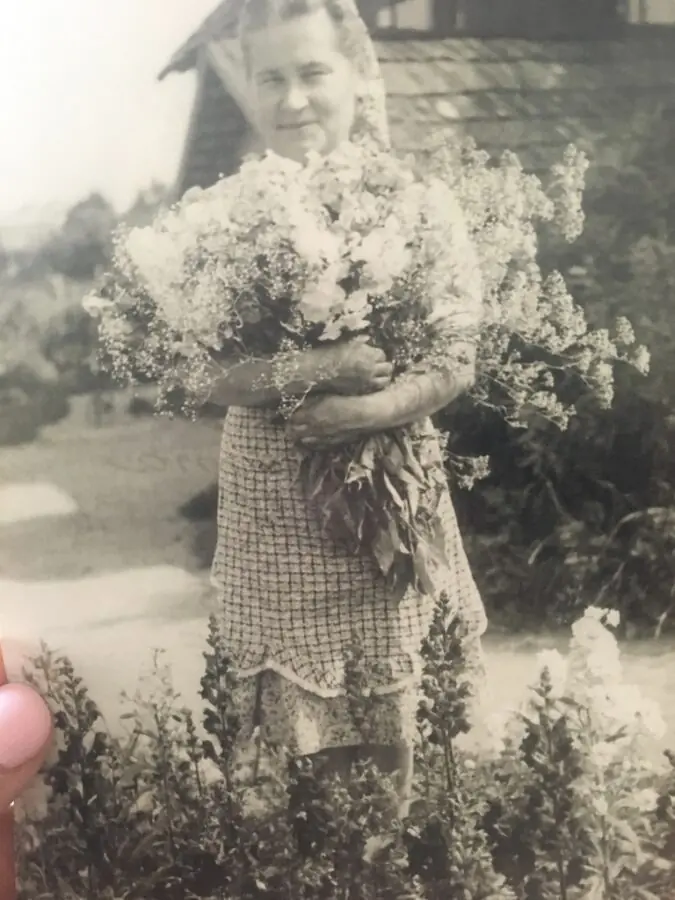 My Latvian grandmother in Latvia before WWII