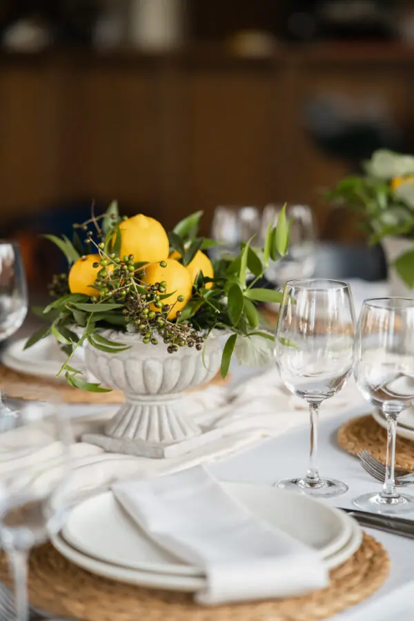 Lemon centerpiece ideas
