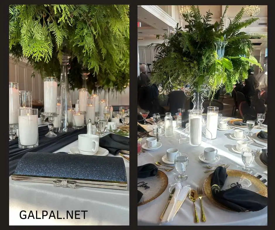 Green table centerpiece ideas