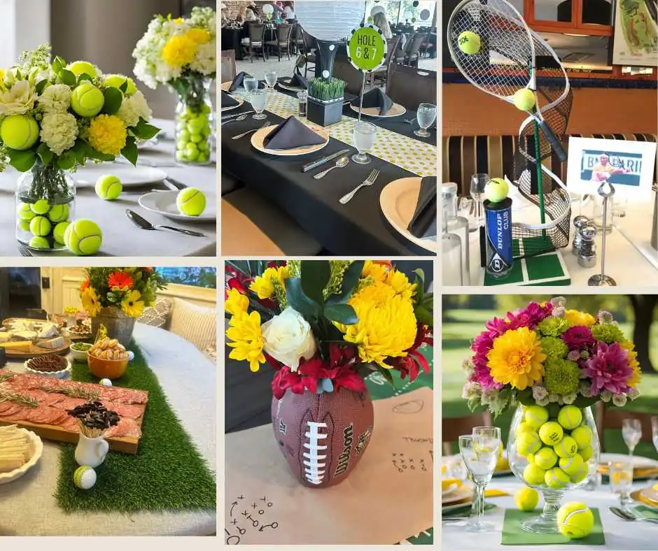 sports centerpieces