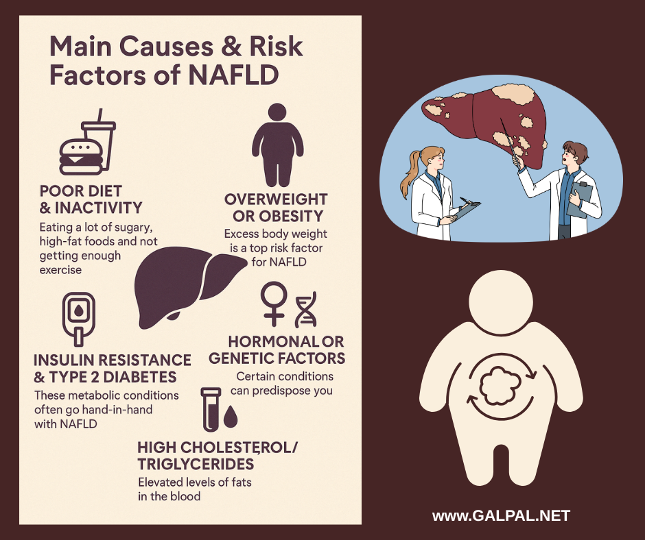 Main Causes and Risk factors of NAFLD