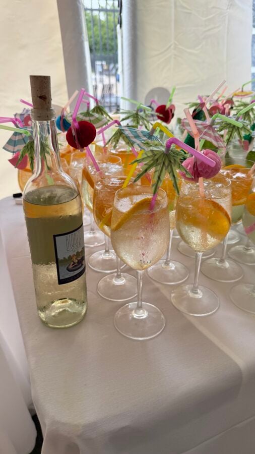 Themed cocktails for a golf tournament 