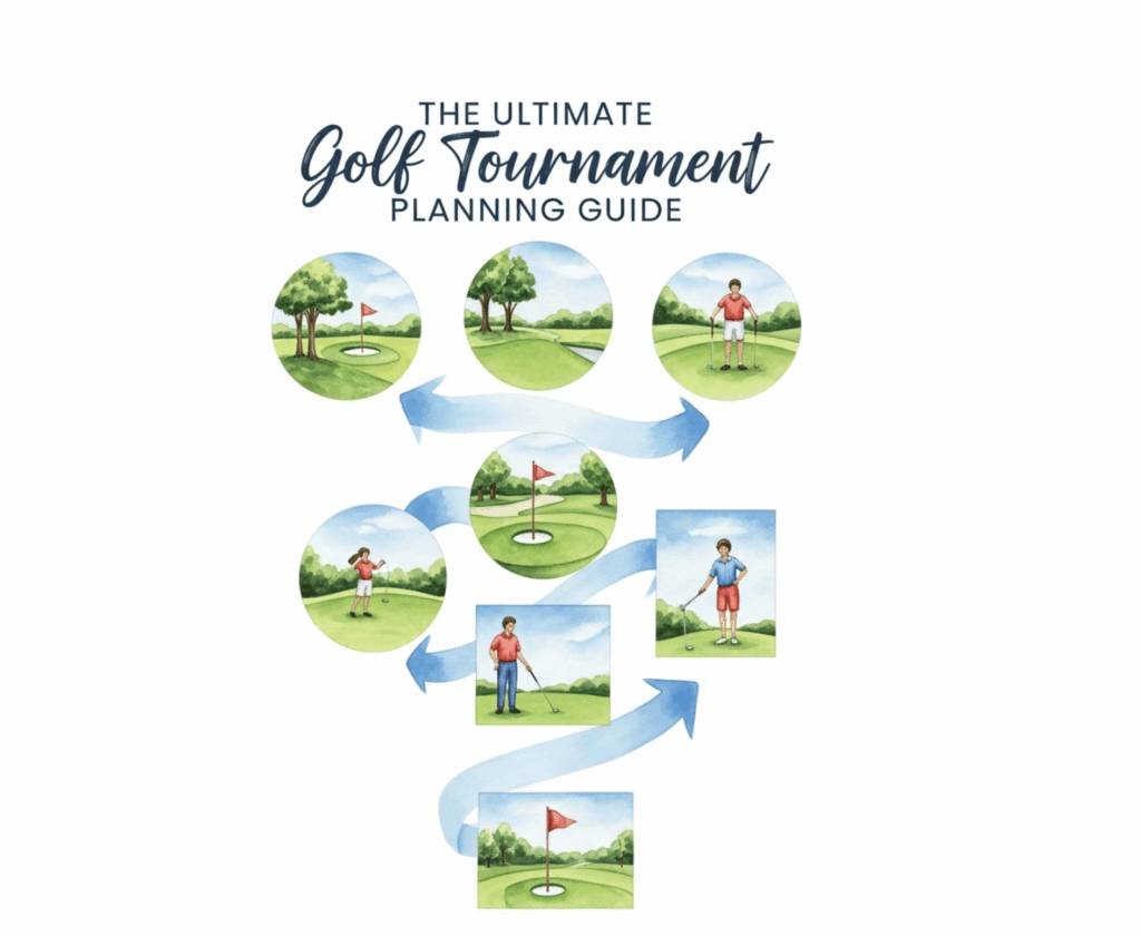 The ultimate golf tournament planning guide graphic