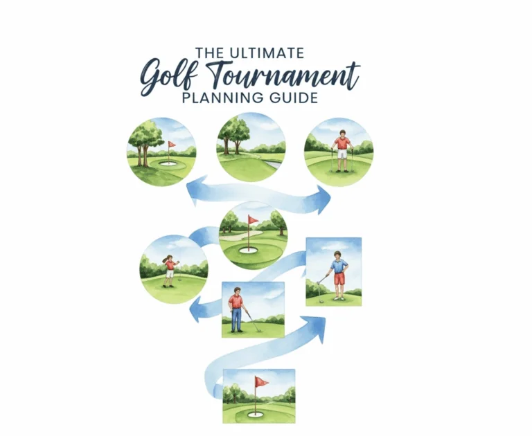 The ultimate golf tournament planning guide graphic
