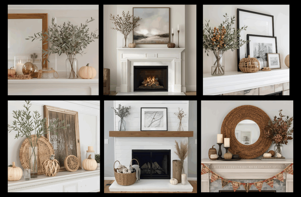 Soft Neutrals for fall decorating