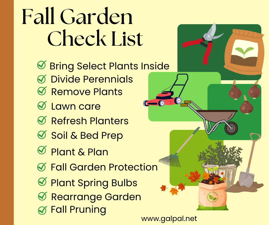 Fall gardening checklist 